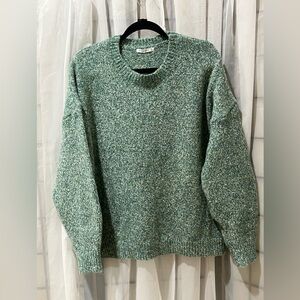 Staccato Green Marled Knit Sweater WOMEN SIZE L